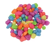 Dekoracje do akwarium - Żwirek do akwarium Happet fluor mix 0.7cm 0.5kg - miniaturka - grafika 1