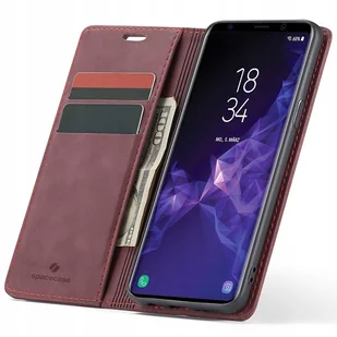 Spacecase Etui Wallet Galaxy S9 red - Etui i futerały do telefonów Spacecase Etui Wallet Galaxy S9 red - Etui i futerały do telefonów - miniaturka - grafika 1