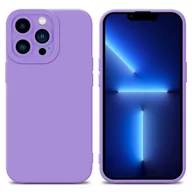 Etui i futerały do telefonów - Pokrowiec Etui Do Apple iPhone 13 PRO w FLUID JASNY FIOLET TPU Silikonowe Obudowa Ochronny Case Cover Cadorabo - miniaturka - grafika 1