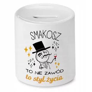 Dla Smakosza Skarbonka na Urodziny Prezent z Nadrukiem ze Zdjęciem - Skarbonki - miniaturka - grafika 1