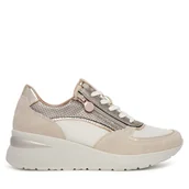 Sneakersy damskie - Sneakersy Clara Barson WS2P260-03 Beżowy - miniaturka - grafika 1