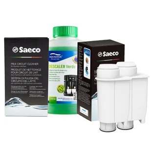 Zestaw Do Saeco Philips, Intenza+ 2 szt, Środek do Obiegu Mleka CA6705/60 , Odkamieniacz Verde 250ml - Akcesoria i części do ekspresów do kawy - miniaturka - grafika 1