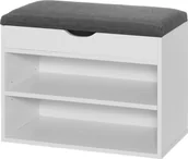 Inne meble do sypialni - vidaXL Suoliukas su daiktadėže 4Living, balta - miniaturka - grafika 1