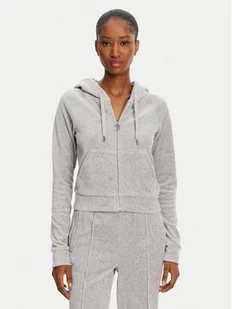 Juicy Couture Bluza Madison JCWA122001 Szary Slim Fit - Bluzy damskie - miniaturka - grafika 1