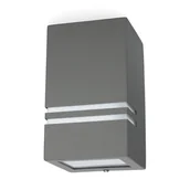 Lampy ogrodowe - Lampa ścienna do ogrodu MICASA1 szara - miniaturka - grafika 1