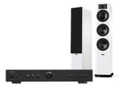 Zestawy stereo - Rotel A11 MkII (czarny) + Tesi 6 (biały) - miniaturka - grafika 1