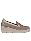 Półbuty damskie - Geox Półbuty D Ilde D46RAB 0222N C6029 Beżowy - miniaturka - grafika 1