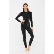 Pozostała odzież narciarska - Bluza termoaktywna damska Viking Etna 2.0 Longsleeve Bamboo 0948 czarno-fioletowy L - miniaturka - grafika 1