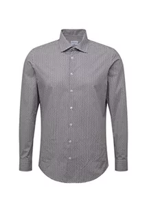 Seidensticker Męska koszula 686280, szara, 44 - Koszule męskie - miniaturka - grafika 1