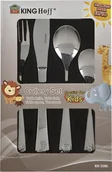 Sztućce dla dzieci - KingHoff Komplet sztućców dla dzieci 4 el. Kinghoff - miniaturka - grafika 1
