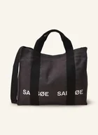 Torebki damskie - Samsøe  Samsøe Torba Shopper Salucas Large schwarz - miniaturka - grafika 1