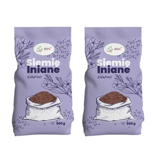 Vivio Siemię lniane Zestaw 2 x 500 g - żywność - Zdrowa żywność - miniaturka - grafika 1