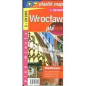 Atlasy i mapy - Wrocław 1:20 000 plan miasta laminowany - Wysyłka od 3,99 - miniaturka - grafika 1