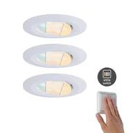 Oprawy, klosze i abażury - Paulmann Calla wychylny Ø9cm CCT 3 szt. biały - miniaturka - grafika 1