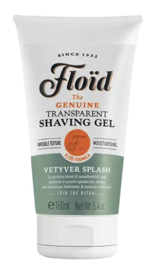 Floid Transparentny Żel do Golenia Vetyver Splash