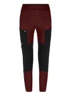 Spodnie sportowe damskie - Spodnie damskie Salewa  Puez Dry Resp W Cargo Tights Syrah 40 - miniaturka - grafika 1