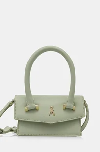 Patrizia Pepe torebka skórzana kolor zielony 8B0208 L061 - Torebki damskie - miniaturka - grafika 1