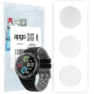 Akcesoria do smartwatchy - 3x Folia hydrożelowa do Maxcom Fit FW47 Argon Lite - apgo Smartwatch Hydrogel Protection Ochrona na ekran smartwatcha - miniaturka - grafika 1