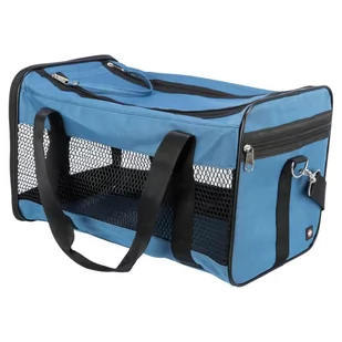 Trixie torba dla psa ryan, 47x26x27 cm, niebieska - Sprzęt podróżny i transportery dla psów - miniaturka - grafika 1