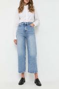 Spodnie damskie - BOSS jeansy damskie high waist - Boss - miniaturka - grafika 1
