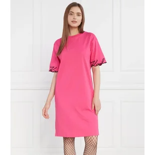 Karl Lagerfeld Sukienka karl signature slv hem - Sukienki - miniaturka - grafika 1