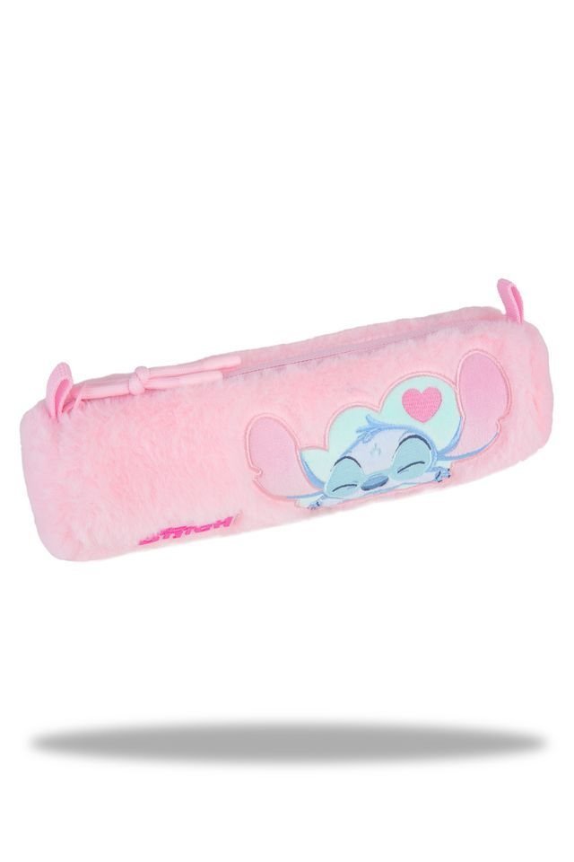 SASZETKA PIÓRNIK FLUFFY TUBE STITCH PINK DISNEY COOLPACK