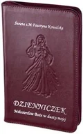 Religia i religioznawstwo - Dzienniczek św. Faustyny Miłosierdzie Boże w duszy mojej. Skóra naturalna zamek bordo - miniaturka - grafika 1
