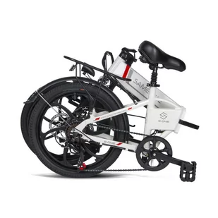Samebike Składany rower elektryczny 20LVXD30 Biały - Rowery elektryczne - miniaturka - grafika 5