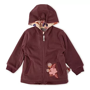 Sigikid Mini dziewczęca kurtka polarowa Autumn Forest, czerwony, 98 cm - Kurtki i płaszcze dla dziewczynek - miniaturka - grafika 1