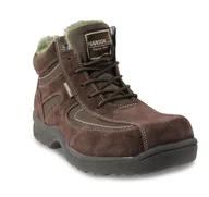 Buty trekkingowe męskie - Obuwie zimowe męskie Hanson 6351-2 brąz - miniaturka - grafika 1
