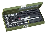 Klucze i nasadki - Proxxon Industrial Klucze nasadowe z grzechotką Industrial 23070 1/4" 6 3 mm) stal chromowo-wanadowa 39 szt - miniaturka - grafika 1