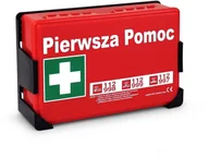 Apteczki i materiały opatrunkowe - LUKSELL Apteczka pierwszej pomocy 2  DIN 13157 w pudełku z tworzywa - miniaturka - grafika 1