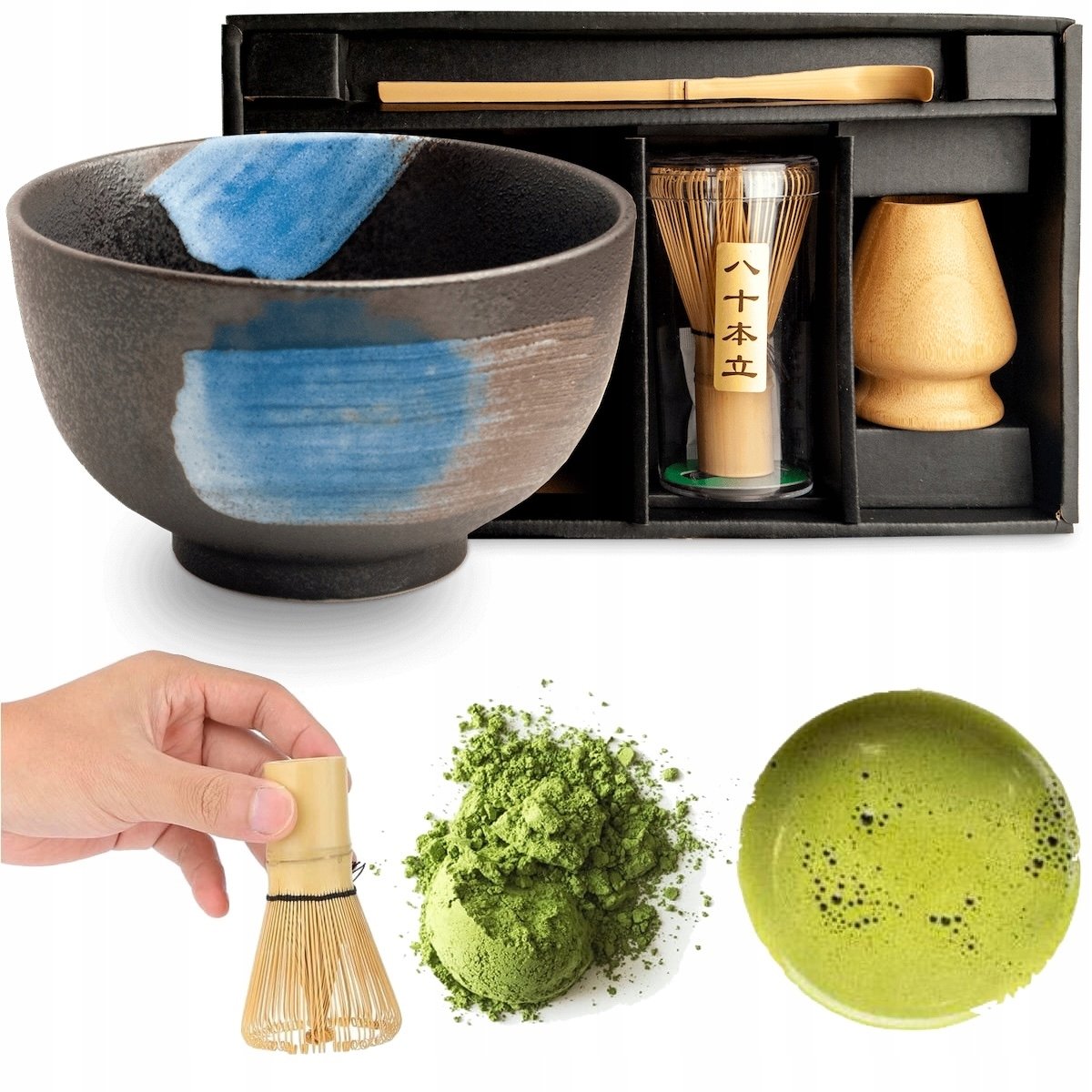 Zestaw Do Przygotowania Herbaty Matcha Matchy Kurisuishou 4 Elementy Edo Ja