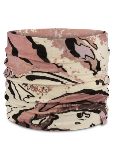 Komin Buff Merino Heavyweight Prints Neckwear - hally lilac ice