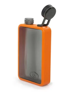 Płaska butelka piersiówka GSI Outdoors Boulder 10 Flask - graphite - Kuchnie turystyczne - miniaturka - grafika 2