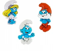 Balony i akcesoria - Balon Foliowy – Smerf, Smerfetka, Papa Smerf 100cm - miniaturka - grafika 1