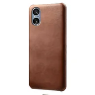 Etui i futerały do telefonów - SML Dla Sony Xperia 5 V Pu Leather + Pc Etui na telefon Odporna na zarysowania Tekstura łydki Pokrowiec na telefon Brown - miniaturka - grafika 1