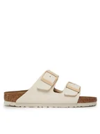 Klapki i japonki damskie - Birkenstock Klapki Arizona Birko-Flor 1027339 Beżowy - miniaturka - grafika 1