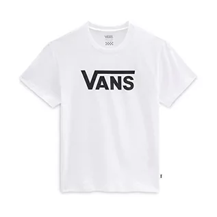 Koszulki dla dziewczynek - Vans Koszulka dziewczęca Flying V Crew, biały, 12-14 Lata - grafika 1