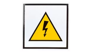 Ergom Tabliczka /znak ostrzegawczy/ TZO 74x74S E04TZ-01010102200 /10szt./ E04TZ-01011033000 - Inne akcesoria elektryczne - miniaturka - grafika 1