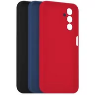 Etui i futerały do telefonów - Fixed Zestaw pokrowców Story na Samsung Galaxy A14/A14 5G FIXST-1072-3SET2 Czarny/Czerwony/Niebieski - miniaturka - grafika 1