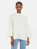 Swetry damskie - Kontatto Golf 3M0213 Écru Relaxed Fit - miniaturka - grafika 1
