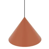 Lampy sufitowe - Lampa do salonu trójkątna ZENITH 11486 zwis pomarańczowy - miniaturka - grafika 1
