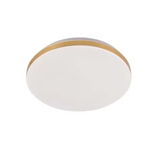 Biało-złoty plafon LED barwa neutralna LP-335/1C S 4GD z serii BABILON - Lampy sufitowe - miniaturka - grafika 1