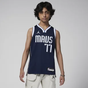Koszulka dla dużych dzieci Nike Dri-FIT Swingman Mavericks Statement Edition - Niebieski - Swetry męskie - miniaturka - grafika 1