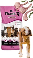 Sucha karma dla psów - Sucha karma dla psa THANKQ STANDARD Jagnięcina z witaminami 20kg - miniaturka - grafika 1
