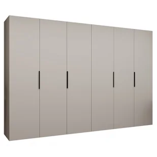 Szafa uchylna garderoba z cichym domykiem ubraniowa z półkami MARBELLA 1 300 głębokość 52 cm wysokość 202 cm - Szafy - miniaturka - grafika 1