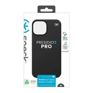 Speck Presidio2 Pro - Etui iPhone 15 (Black / Slate Grey / White) - Etui i futerały do telefonów - miniaturka - grafika 12