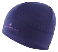 Czapki i chusty sportowe męskie - RONHILL Czapka biegowa MERINO BEANIE deep ocean/regal purple - miniaturka - grafika 1