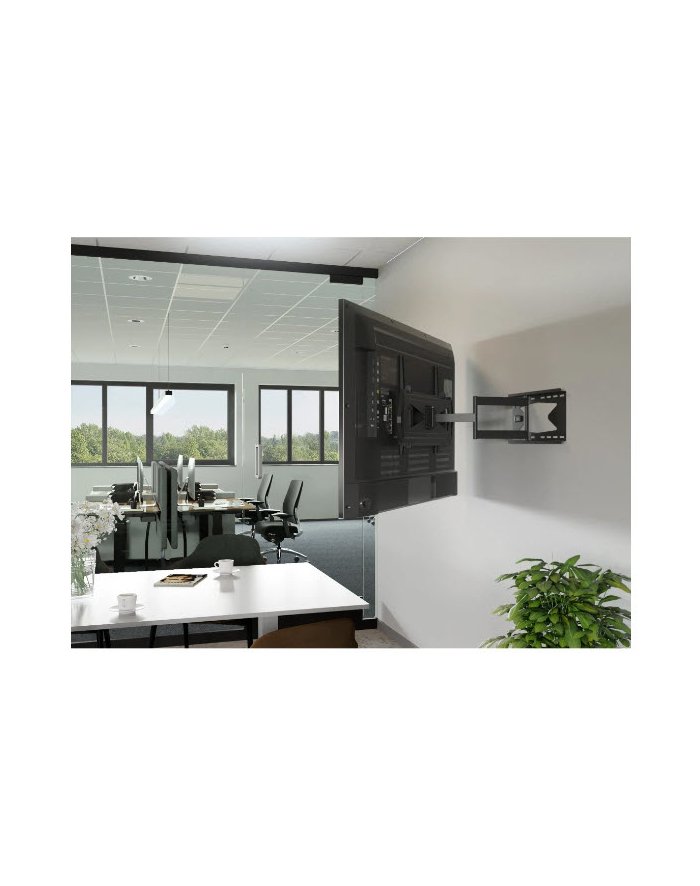 Hama Obrotowy uchwyt ścienny 80 cali / 40 kg - czarny